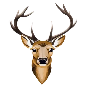 Deer Head Silhouette PNG 56