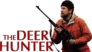 Deer Hunter Movie Character With Rifle PNG image