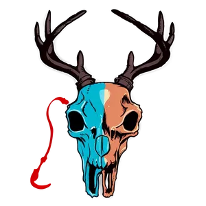 Deer Skull Silhouette PNG Fox36 PNG