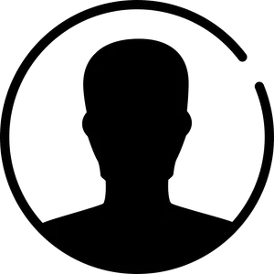 Default User Profile Icon PNG image