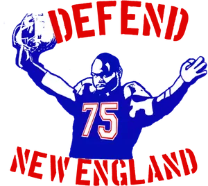 Defend New England Football Spirit PNG image