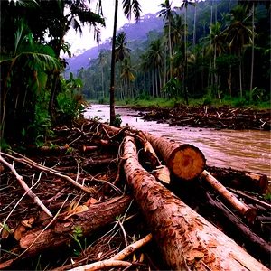 Deforestation And Natural Disasters PNG Ofa54 PNG