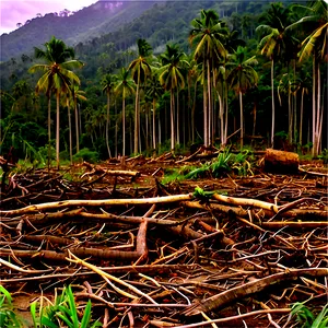 Deforestation And Natural Disasters PNG Qyc PNG