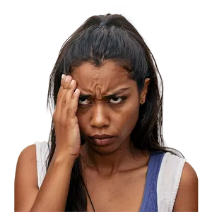 Dejected Face Drawing PNG Lsk PNG