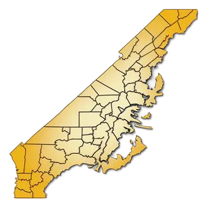 Delaware Map PNG Ams40