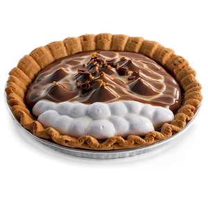 Delectable S'mores Pie PNG 05232024 PNG