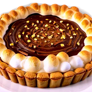 Delectable S'mores Pie PNG Atq5 PNG