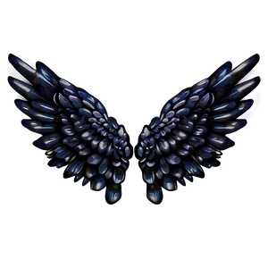 Delicate Angel Wings Pattern PNG 66