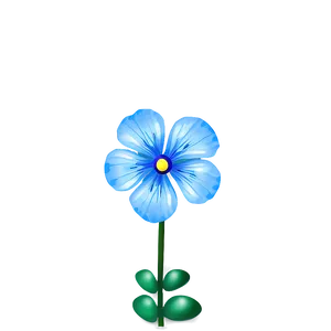 Delicate Blue Flower Png 05242024 PNG image