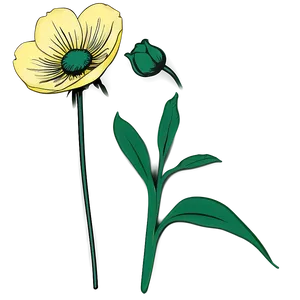 Delicate Buttercup PNG Djb