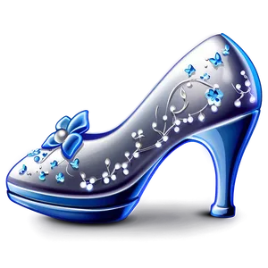 Delicate Cinderella Shoe Png Hin10 PNG image