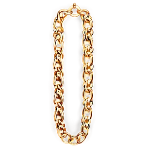 Delicate Gold Chain PNG 9