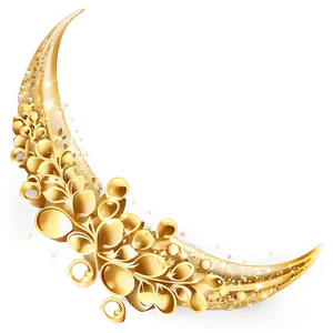 Delicate Gold Sparkle Png 06122024 PNG image