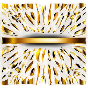 Delicate Golden Line Stroke PNG 06262024