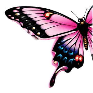 Delicate Pink Butterfly Picture Png 42 PNG image