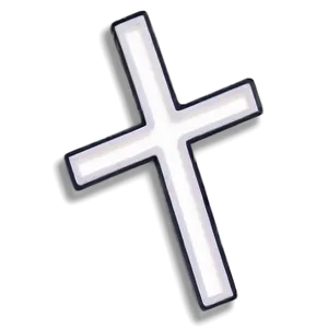 Delicate Thin Cross Image Png Fej PNG image