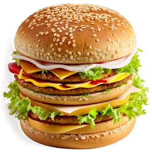 Delicious Big Mac Meal Png Mgf14 PNG image