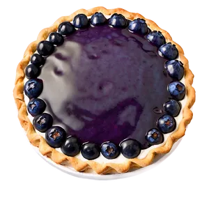 Delicious Blueberry Pie PNG 05232024