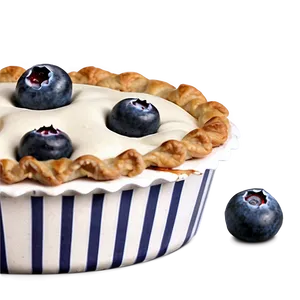 Delicious Blueberry Pie PNG Xje17