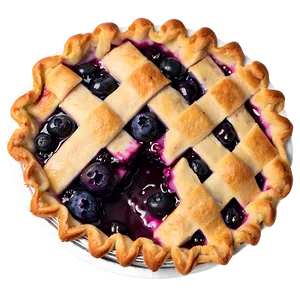 Delicious Blueberry Pie PNG Xuc95