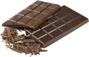 Delicious Dark Chocolate Barsand Shavings