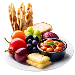 Delicious Food Platter Picture PNG Wts