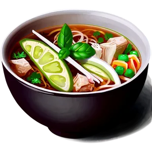 Delicious Pho Bowl PNG 61 PNG
