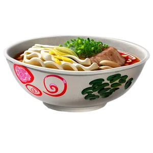 Delicious Ramen Bowl Png Ssn PNG image