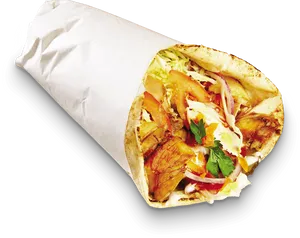 Delicious Shawarma Wrap.jpg PNG