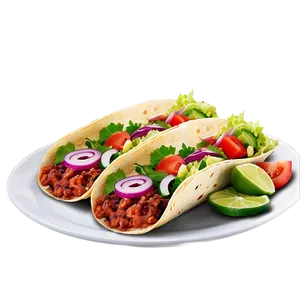 Delicious Tacos PNG Cxm
