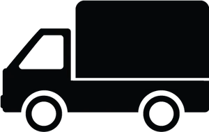 Delivery Truck Silhouette PNG