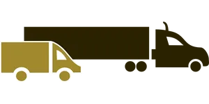 Delivery Vehicles Silhouette