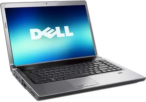 Dell Laptop Displaying Logo PNG image