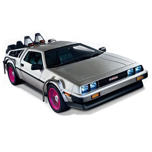 Delorean Digital Artwork Fantasy PNG 85