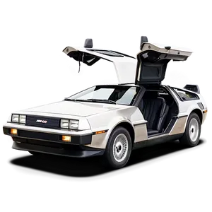 Delorean Dmc-12 Movie Car Png 39 PNG image