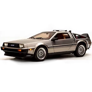 Delorean In Dramatic Sunset Light Png 81 PNG image