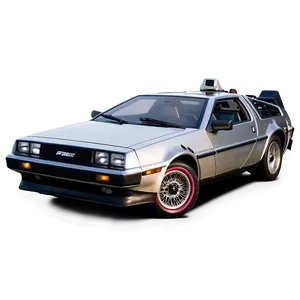 Delorean In Dramatic Sunset Light Png Boo PNG image