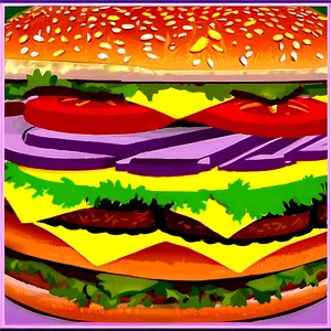 Deluxe Cheeseburger Special Png Dsk PNG image