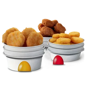 Deluxe Chicken Nuggets Assortment Png Ran PNG image