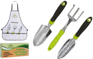 Deluxe Gardening Tool Setwith Apron