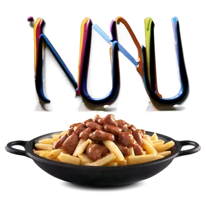 Deluxe Poutine With Sausage PNG Mtn25