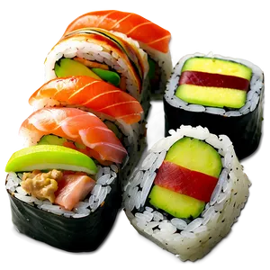 Deluxe Sushi Combo Png 05212024 PNG image