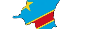 Democratic Republicof Congo Flag Map PNG image