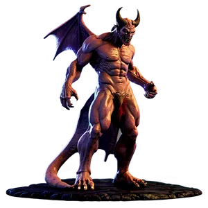 Demon Devil Figure PNG 05232024