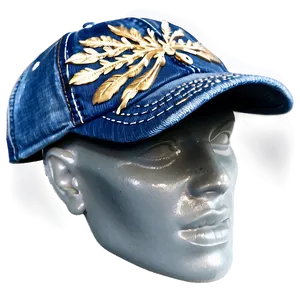 Denim Ball Cap PNG 06282024