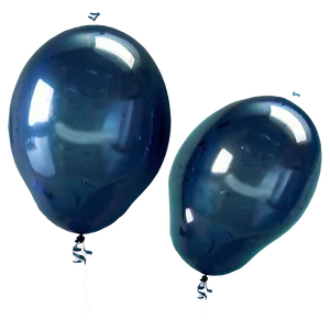 Denim Blue Balloons PNG Nbs4 PNG