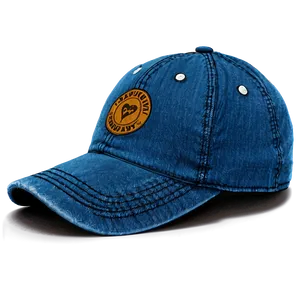 Denim Dad Cap Artwork PNG 55