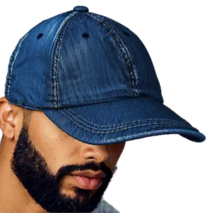 Denim Dad Cap Artwork PNG Xwr