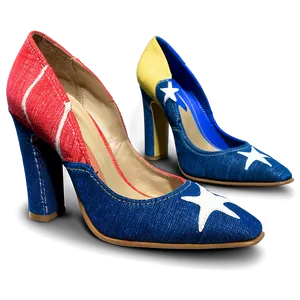 Denim Heel PNG 06262024 PNG