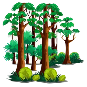 Dense Forest Landscape Clipart Png Mga PNG image